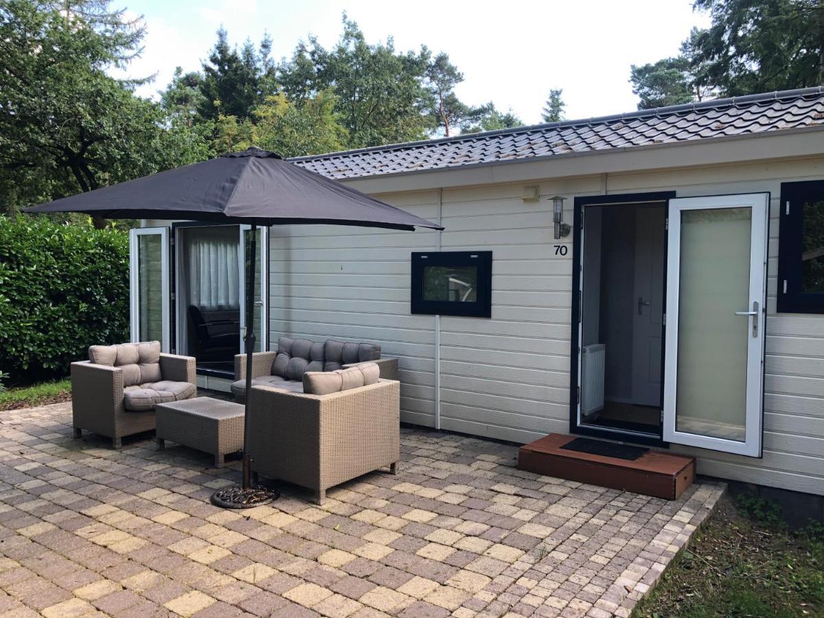 Hattemerbroek Vrijstaand Chalet In Bosparkヴィラ エクステリア 写真