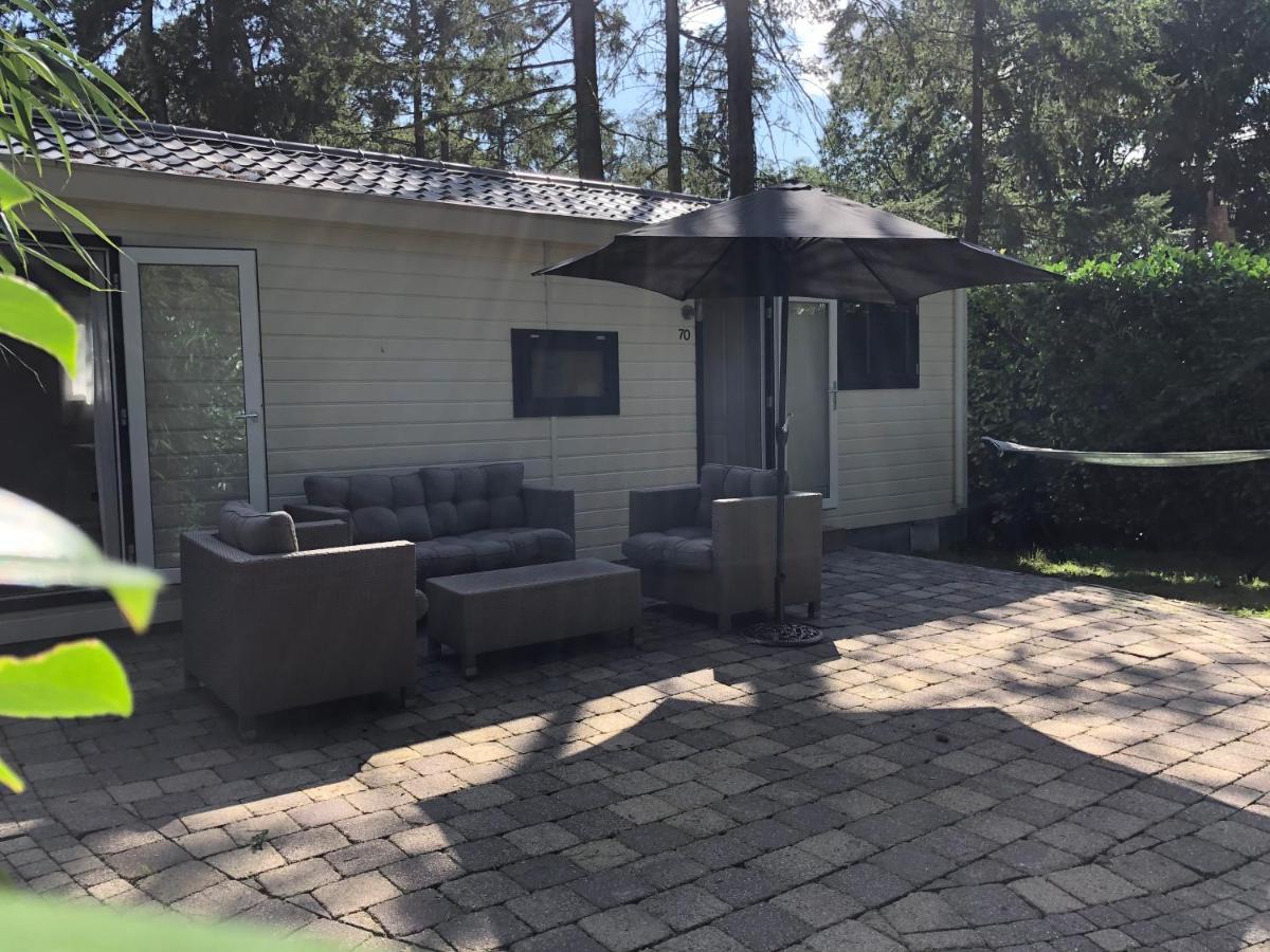 Hattemerbroek Vrijstaand Chalet In Bosparkヴィラ エクステリア 写真